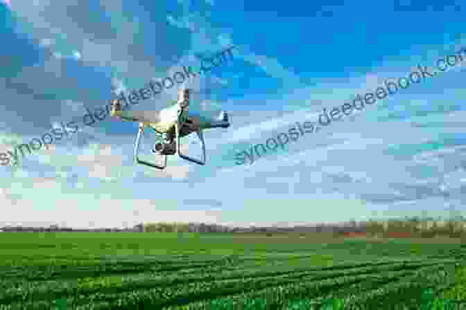 A Drone Flying Over A Field Machinery: Farm Machinery In Color (big Machine 3)