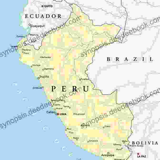 A Map Of Peru, With The Capital City Of Lima Highlighted. Peru As It Is Volume II (of 2) / A Residence In Lima And Other Parts Of The Peruvian Republic Comprising An Account Of The Social And Physical Features Of That Country