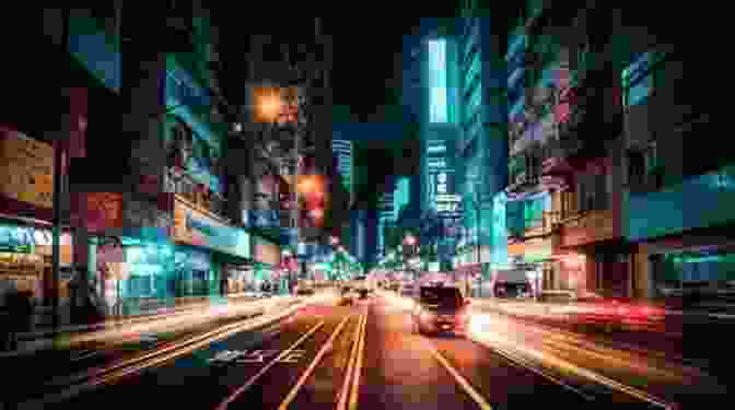 A Panorama Of A Bustling City At Night, With Vibrant Lights And Soundscape Noisy Night Mac Barnett