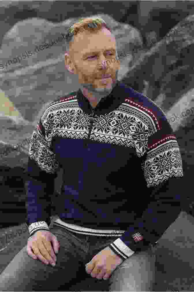 A Photo Of A Norwegian Immigrant Wearing A Handknit Sweater Norwegian Handknits: Heirloom Designs From Vesterheim Museum