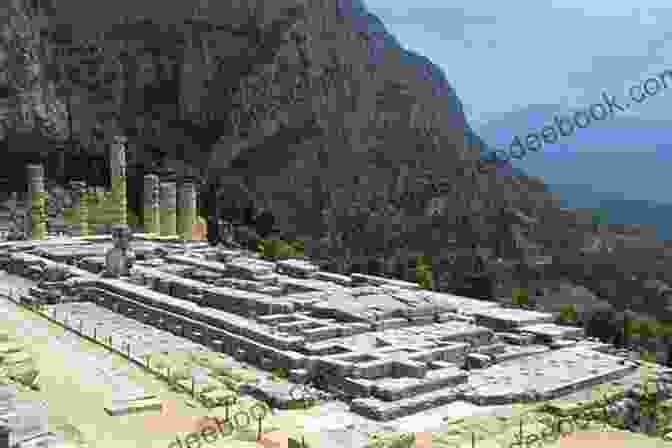 A Photo Of The Temple Of Apollo At Delphi, Greece. Travels In An Enchanted Land (Travels In Greece 19)