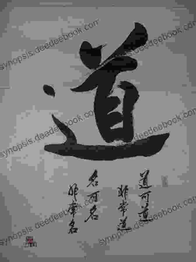 A Traditional Chinese Scroll With Calligraphic Characters Of The Tao Te Ching, Symbolizing The Ancient Wisdom Three Works Of Shankaracharya: The Primary Texts On Non Duality