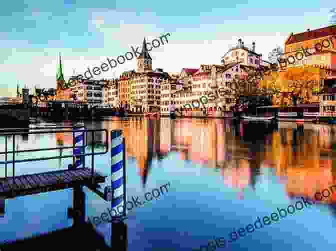 A Vibrant Cityscape Of Zurich, With The Limmat River Flowing Through The City Center, Lined With Colorful Buildings And Bridges. Travels In Switzerland Pamela Horn
