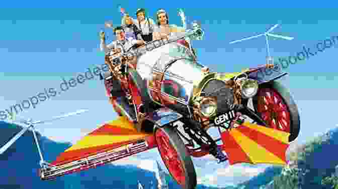Chitty Chitty Bang Bang Flying Over A Whimsical Landscape, Its Wings Outstretched And The Potts Family Grinning With Delight Chitty Chitty Bang Bang And The Race Against Time
