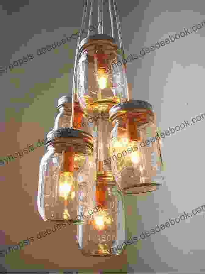 Image Of A Pendant Light Made From An Upcycled Glass Jar Miniature Quits: 12 Tiny Projects That Make A Big Impression