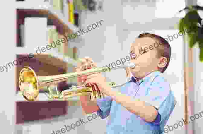 Lubomir Tkacik As A Young Boy Playing The Trumpet Horns On Track Lubomir Tkacik