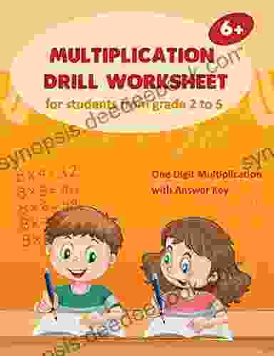 Multiplication Drill Worksheet: Learn The 36 Core Multiplications One Digit Multiplication Workbook For Grades 3 5